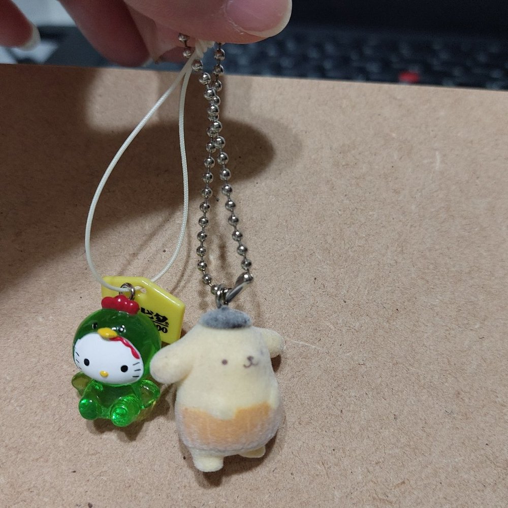 Cute PHONE CHARM with Hello Kitty Cute For Phone Handbag or Key chain Accessory